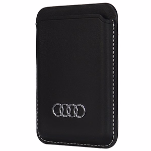 Audi Synthetic Leather magnetic wallet compatible with MagSafe - must
