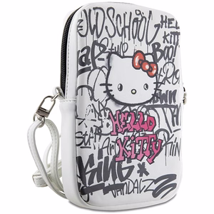 Hello Kitty Bag valge Graffiti Kitty Head