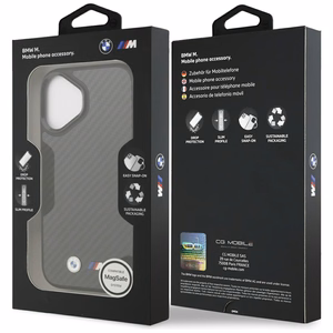 BMW ümbris jaoks IPHONE 17 compatible with MagSafe BMHMP17S24CFMMK (Kevlar Matt) must