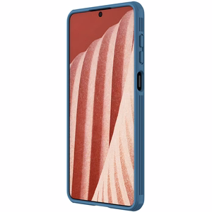Nillkin CamShield Pro Case Soomustatud ümbris Kaamera kaitsekate Samsung Galaxy A73 sinine
