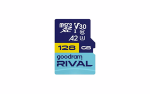 GOODRAM RIVAL Memory card microSD 128GB 100MB/s class 10 UHS-I V30 A2 with adapter SD