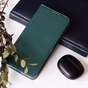 Чехол Smart Magnetic для Xiaomi 17T Pro, темно-зеленый