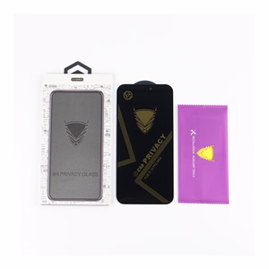 Karastatud klaas OG Premium Privaatsus jaoks iPhone 12 / 12 Pro 6,1"