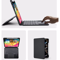DUX DUCIS case DK foldable with Wireless Keyboard jaoks iPad Pro 11 (2024) must