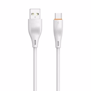 T-PHOX kaabel X-Lite Type-C, valge, 1M 3A