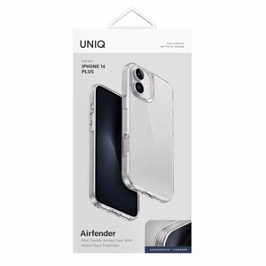 Uniq Air Fender Ümbris jaoks iPhone 16 Plus - Clear