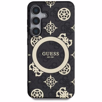 GUESS ümbris jaoks SAMSUNG S25 GUHMS25SH4PYEEK (Magnetic IML Peony jaoks 4G Background) must