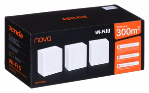 Tenda EX3-3 Mesh Wi-Fi süsteem kaheribane Wi-Fi 6 valge 3 tk.