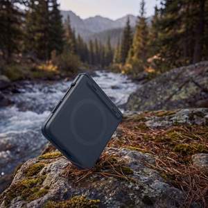 Tech-Protect Kevlar Aura ümbris seadmele Samsung Galaxy Z Flip 8, MagSafe-ühilduv – tumesinine