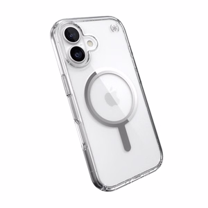 Speck Presidio Perfect Clear MagSafe - iPhone 17 ümbris (Clear / hõbedane)