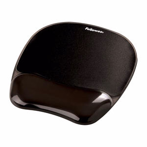 Fellowes CRYSTAL hiire ja randme alus geel, must