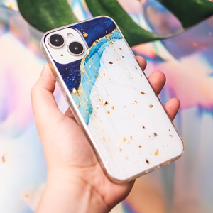 Kuldne Glam ümbris jaoks Samsung Galaxy A14 4G / A14 5G iceberg