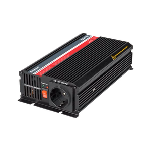 REBEL 24 V–230 V inverter, 1000 W, Saksa F-tüüpi pistikupesa