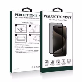 Tempered klaas 2.5D Privaatsus Perfectionists Apple iPhone 16 Pro must