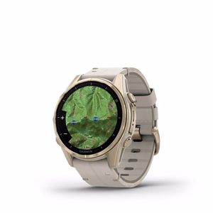 Garmin Fenix 8 3.3 cm (1.3") AMOLED 43 mm digitaalne 416 x 416 pikslit puuteekraan kuldne Wi-Fi GPS (satelliit)