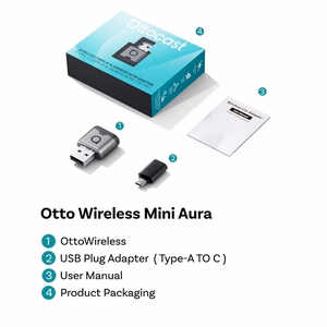 Juhtmevaba autoadapter OTTOCAST CA530-T Mini Aura 2026