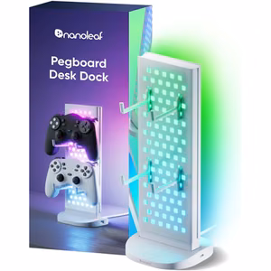 Nanoleaf Pegboard Desk Dock, White 15 W RGB