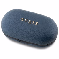 Guess Bluetooth kõrvaklapid GUTWSPGTSPSB TWS + docking station sinine/sinine Grained Classic Logo