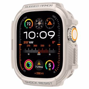 Spigen Rugged Armor Ümbris jaoks Apple Watch Ultra 1 / 2 (49mm) - Beige