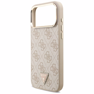 Guess 4G Triangle Logo MagSafe Ümbris jaoks iPhone 17 Pro Max - Rose Kuldne