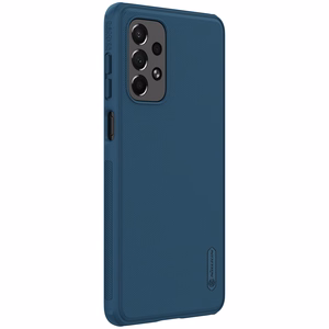 Nillkin Super Frosted Shield Pro vastupidav ümbris Samsung Galaxy A73 sinine