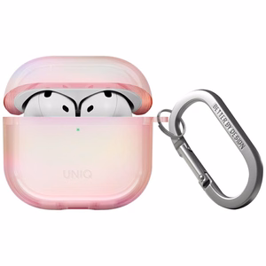 Uniq Iridescia AirPods 4 Hang Ümbris - Holo Roosa