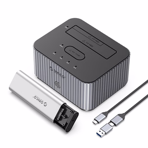 Orico IT28E-C 2-Disk Docking Station with M.2 NVME 2.5"/3.5 HDD/2.5" SSD Clone Function - Hall