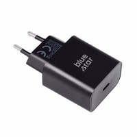 Phone charger sinine Star USB C QC4.0 PD 3A 25W + cable USB C to USB C TFB-TC-25WPD must