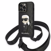 Karl Lagerfeld KLHCP14LSTKMK iPhone 14 Pro 6.1" must/must hardcase Monogram Ikonik Patch
