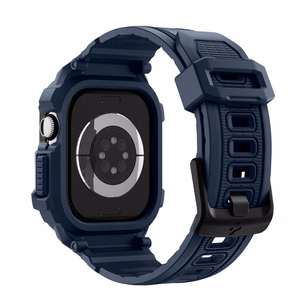 SPIGEN RUGGED ARMOR “PRO” V2 APPLE WATCH 10 / 11 (42 MM) tumesinine