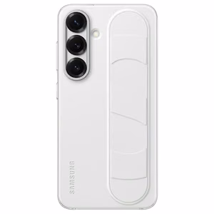 Samsung Standing Grip Case ümbris, sobib mudelile Samsung Galaxy S25, valge