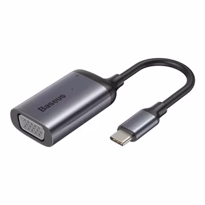 Baseus Adapter HUB - tüüp C to VGA + tüüp C PD - (CAHUB-O0G) dark hall