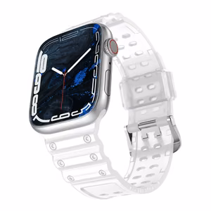 Strap Triple Protection jaoks Apple Watch 38 / 40 / 41 mm band bracelet - läbipaistev