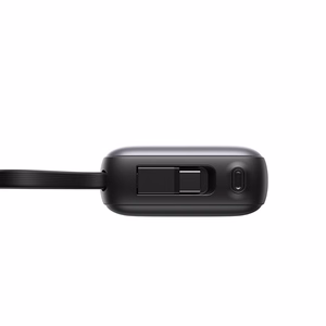 Joyroom JR-PBF27 10000mAh 22.5W Powerbank sisseehitatud USB-C ja Lightning kaablitega - Must