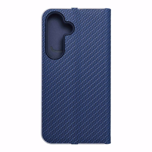 Флип-чехол Samsung S25 Luna Book Carbon синий