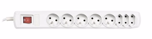 Activejet APN-8G – 8 pesaga pikendusjuhe, 1.5 m kaabel, hall (APN-8g/1,5m-GR)