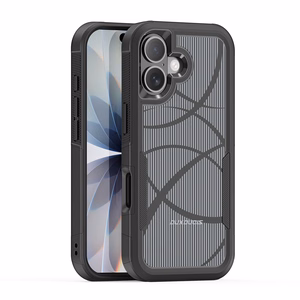 Чехол Dux Ducis Shld для Apple iPhone 17 чёрный узор Rhythm