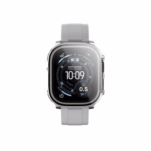 AmazingThing Radix Glass Screen Protector with Case for Apple Watch UItra 3 49mm - Clear