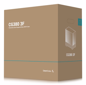Корпус DeepCool CG380 3F Midi Tower, черный