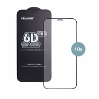 6D Pro Veason Glass (SET 10in1) - jaoks Samsung Galaxy S24 Plus must