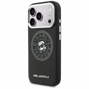 Karl Lagerfeld Point & Karl Sketch MagSafe Ümbris for iPhone 17 Pro Max - must