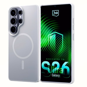 3mk Smoke MagCase ümbris Samsung Galaxy S26 Ultra jaoks - valge