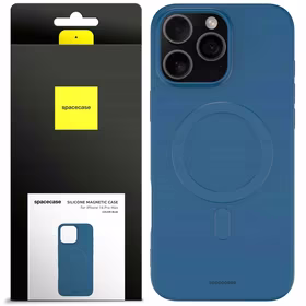 Spacecase Silicone Magnetic Case iPhone 16 Pro Max sinine