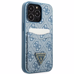 Guess 4G Triangle Logo Cardslot Ümbris jaoks iPhone 13 Pro / 13 - sinine