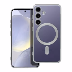 ELECTRO MAG COVER case compatible with MagSafe jaoks SAMSUNG S24 hõbedane