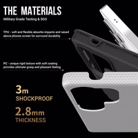 Perfectionists Triangle Ümbris Samsung S918 S23 Ultra 5G hõbedane