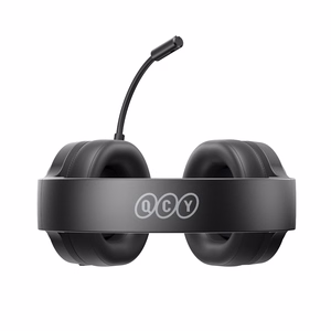 QCY V200 Pro Juhtmega Mänguri Kõrvaklapid 7.1 Heliga ja Eemaldatava Mikrofoniga - Must