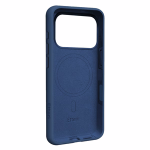 Etteri силиконовый Mag чехол для iPhone 17 Pro Max тёмно-синий
