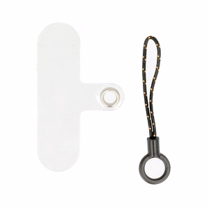 Phone pendant GSN-1 short silicone punane
