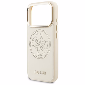 Guess Perforated 4G MagSafe Ümbris for iPhone 17 Pro Max - beež